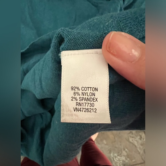 Merona - classic teal long sleeve cardigan - Picture 7 of 7